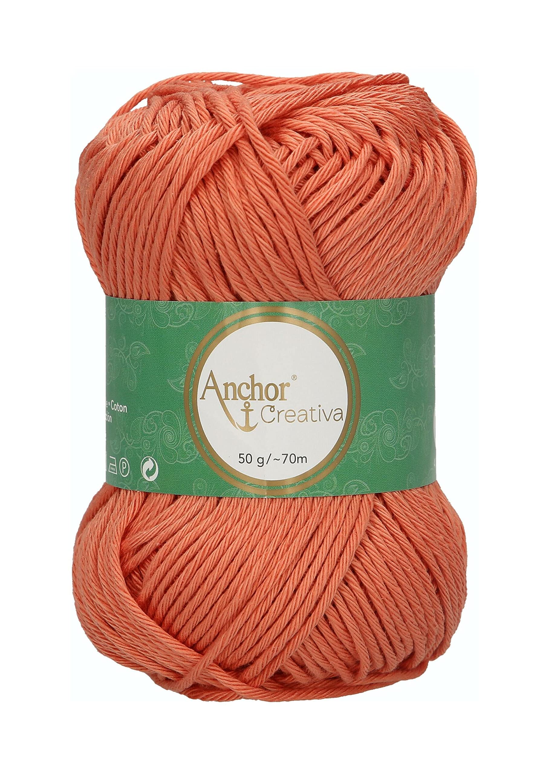 Anchor Crochet Yarn, 100% Cotton, 427, Stärke 8, 70m