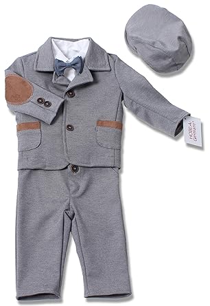 HOBEA-Germany Taufanzug Jungen, Taufkleidung Junge, Anzug Baby Junge für die Taufe für Babys und Kinder