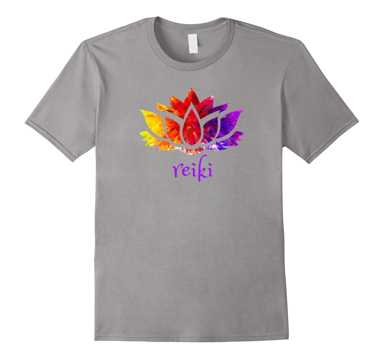 Reiki Lotus Healing Energy T-Shirt Aura Spiritual Tee Shirt-T-Shirt