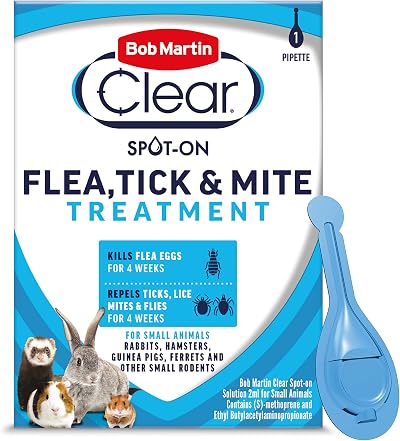 Bob Martin Clear Spot On Small Pets Flea Treatment 1 Pipette