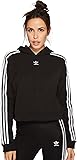 adidas Originals Women's Cropped Hoodie, Black, XL