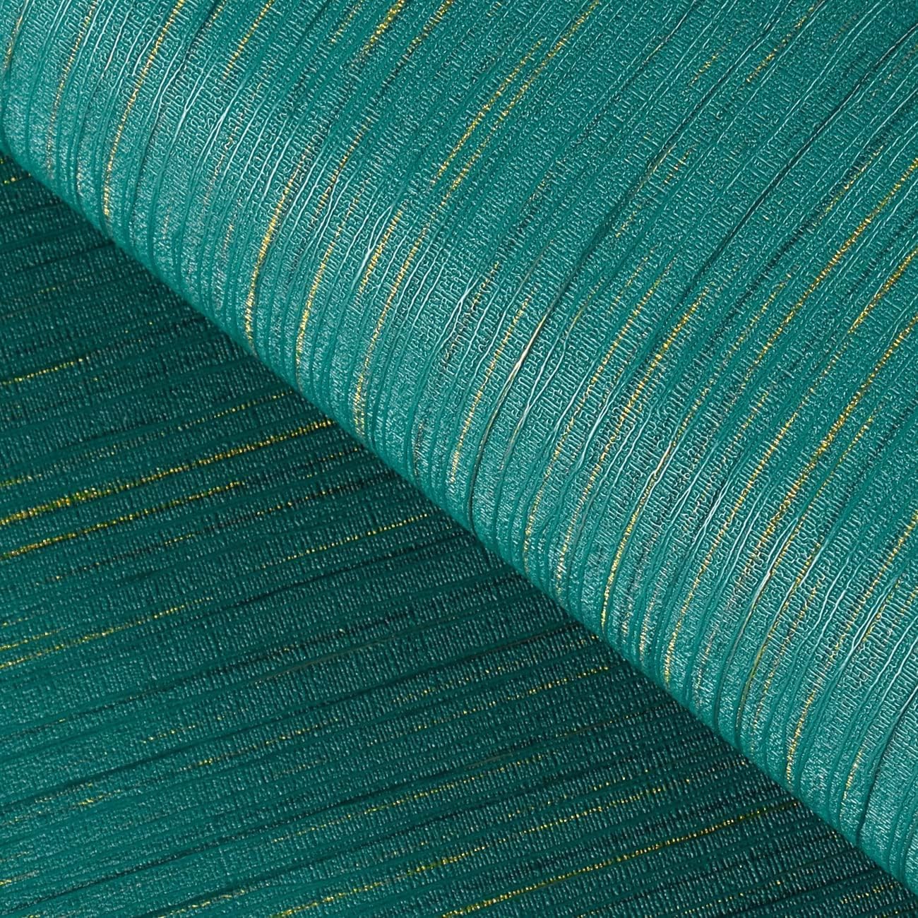 Photo 1 of FunStick Teal Green Grasscloth Wallpaper Peel and Stick Textured Fabric Linen Wallpaper Self Adhesive Faux Grasscloth Contact Paper for Room Walls Cabinets Furniture Drawers Desk Removable 15.8"x78.8"