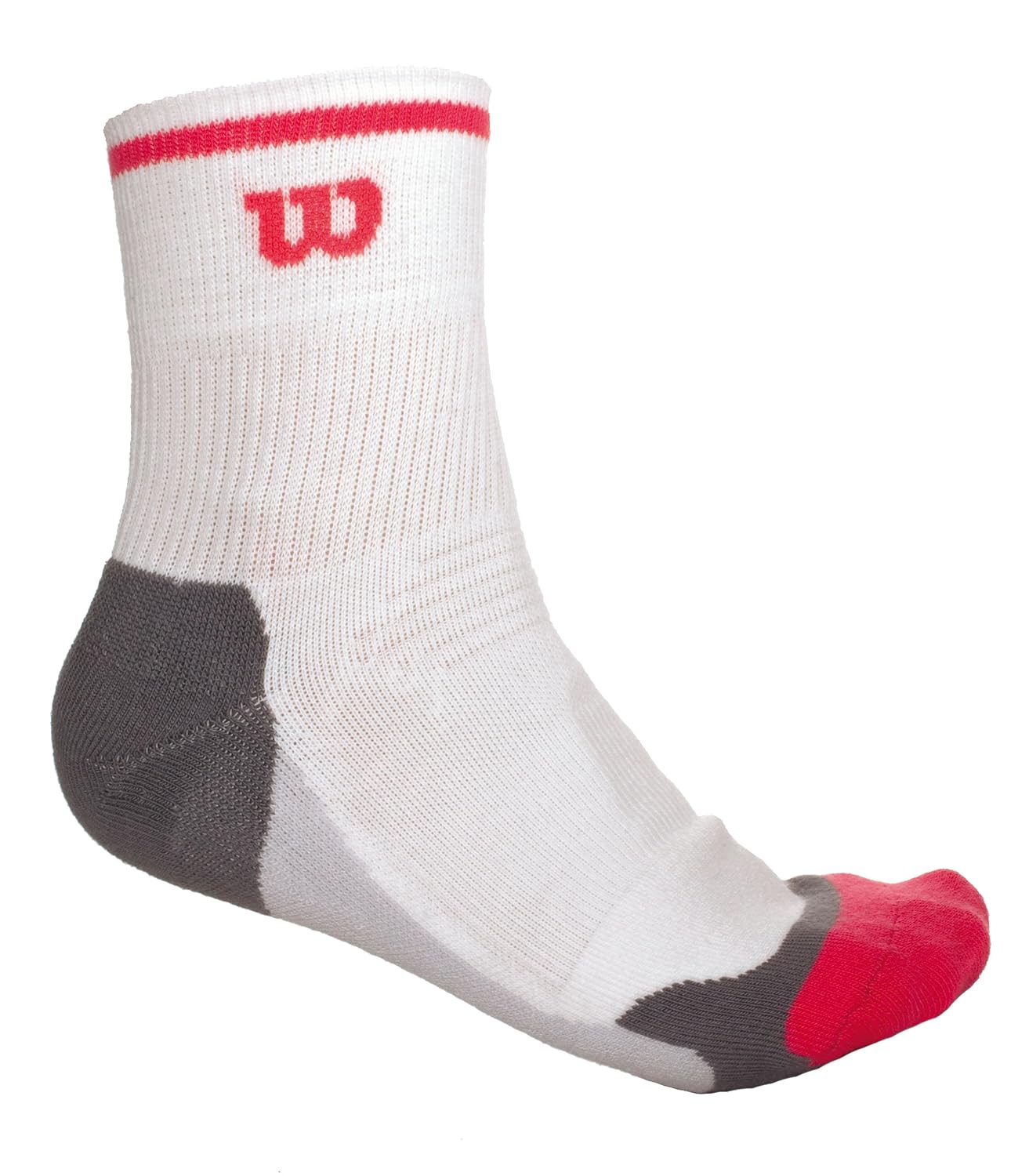 Wilson Ergostep Womens Socks 79 UK, White/Red/Grey Amazon.co.uk Clothing