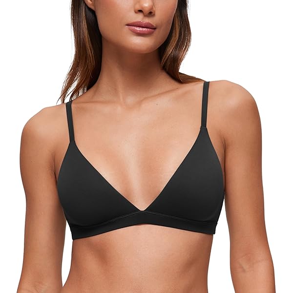 Women's Wirefree Comfort Bra – Embroidered Biscuit Non-Padded Design - View #2