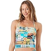 Roxy Women's Tube Bandeau, Strapless Swim Top, UPF 50+, Quick-Dry, Beach, Pool & Resort Wear