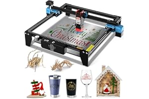 TTS-10 PRO 10000mW Laser Engraver Machine Usongshine 12Pcs DIY Unfinished Wooden Tool Engraving Machine for Usongshine Nema 17 Stepper Motor 42BYGH 500mm Honeycomb Laser Bed (10W)