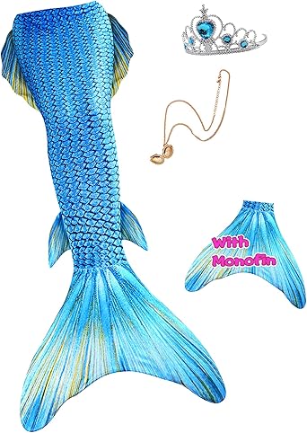 colas de sirena para niñas amazon