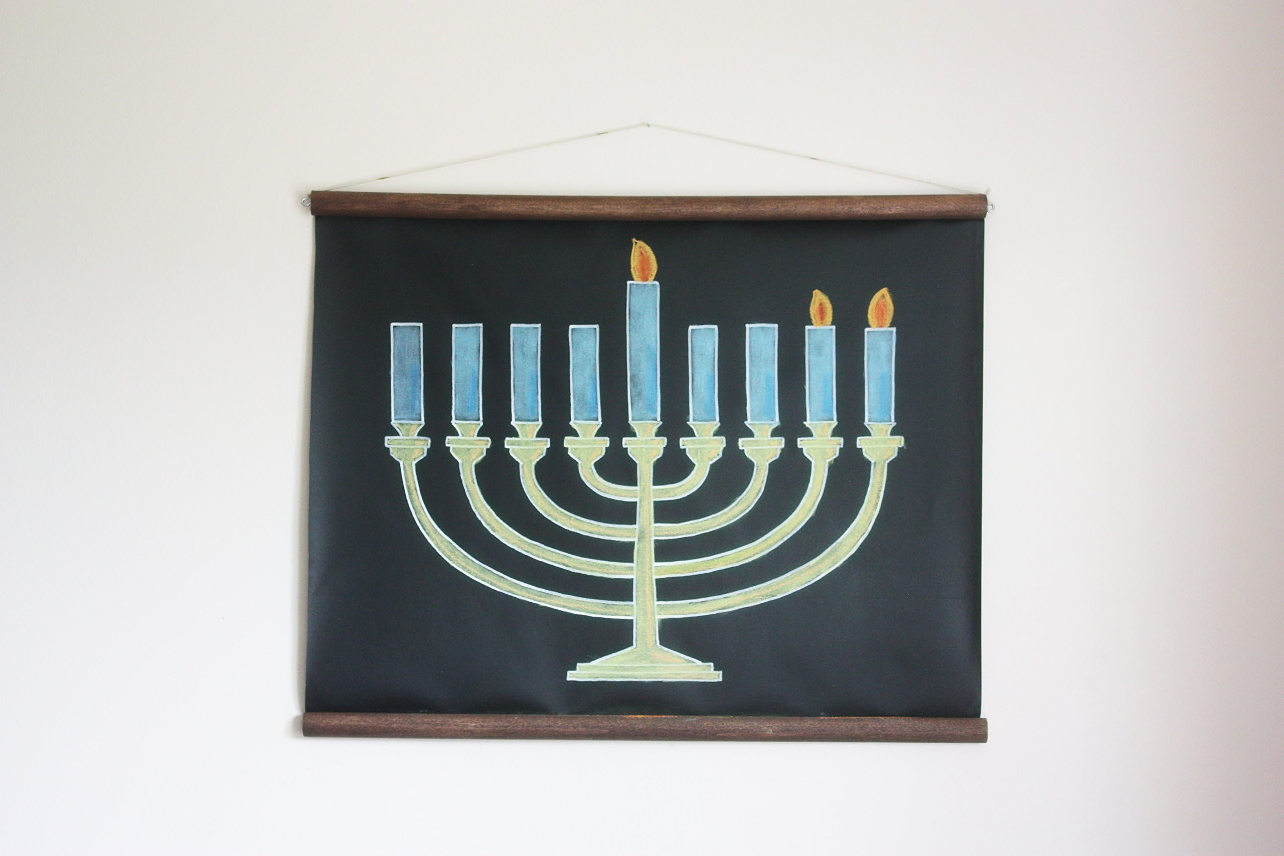 Chalkboard Menorah