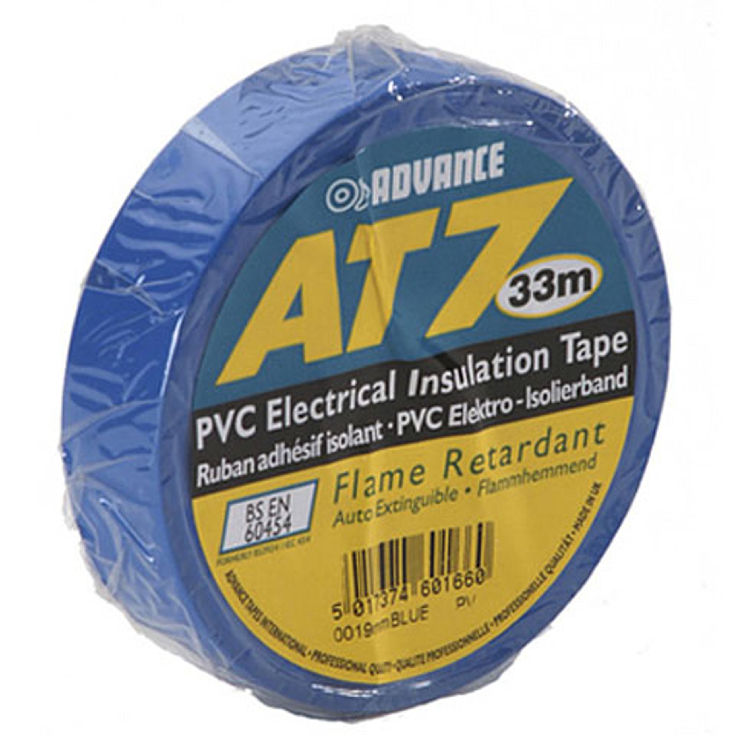 AT7 PVC Insulation Tape, blue 33m, 19mm