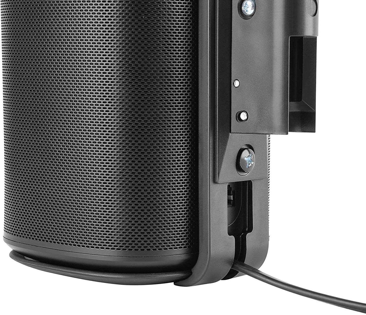 ynVISION.DESIGN Adjustable Wall Mount Bracket Compatible with Sonos One, One SL, and Play:1 Speaker | 2 Pack | (Black)