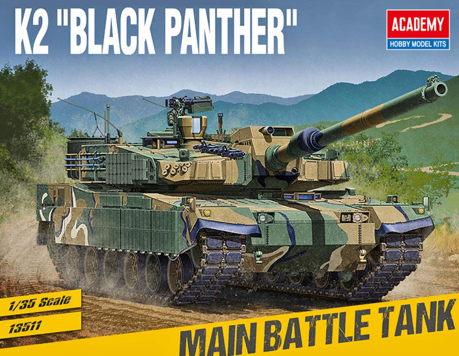 Academy 1:35 - ROK Army K2 Black Panther MBT