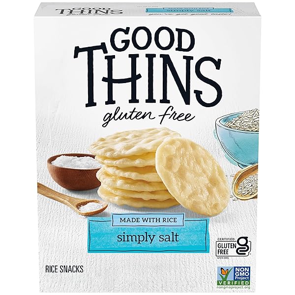 GOOD THINS SIMPLY SALT RICE SNACKS GLUTEN FREE...