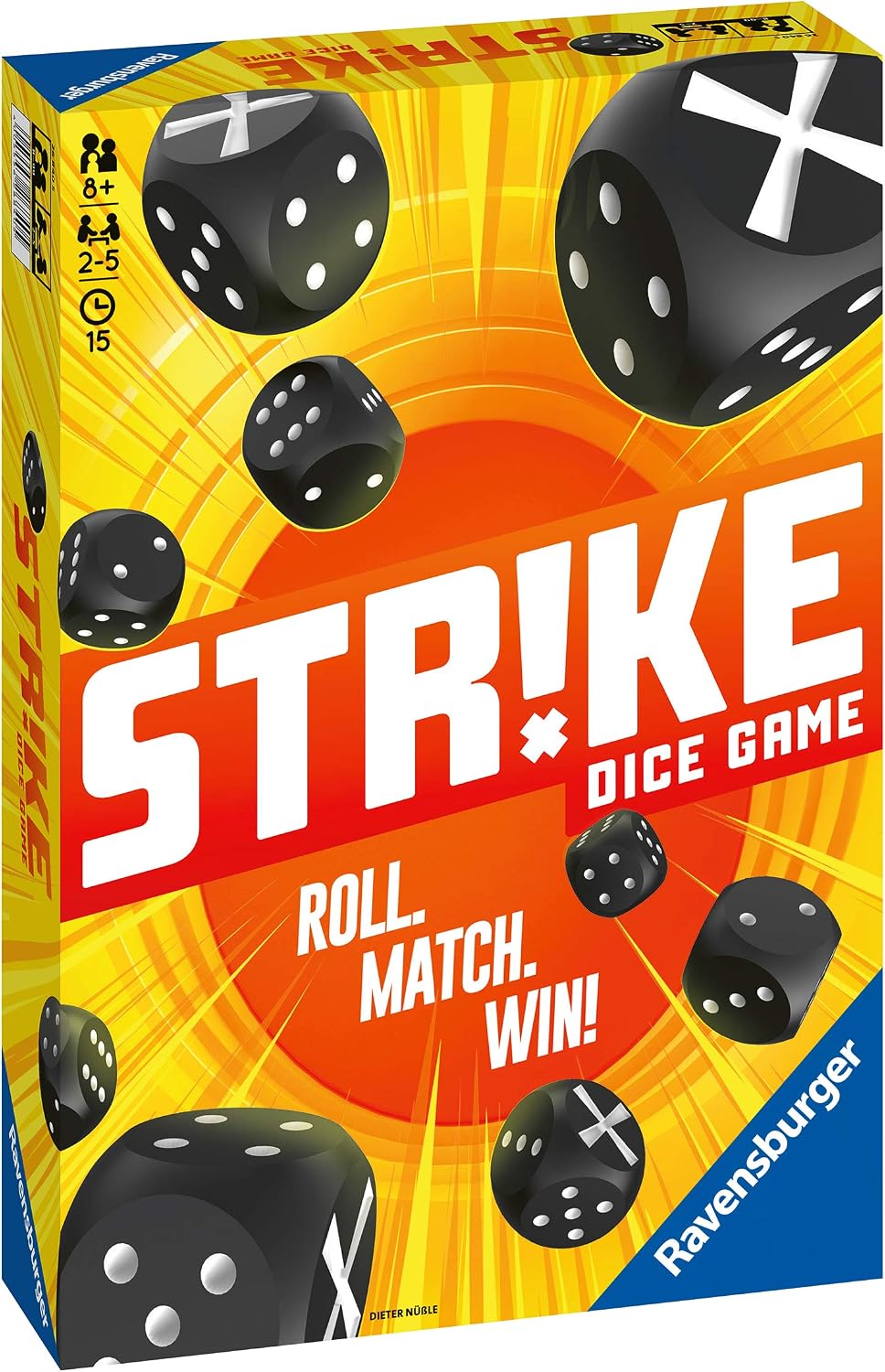 Ravensburger - Strike Dice Game, Spanish Version, Family Game, 25 Players, Recommended Age 8+, 26840, Multicoloured - Image 3