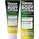 Antibacterial Body Lotion | Kills 99.9% of Germs & Bacteria | Body Lotion for Women & Men Helps Sanitize Skin | Infused with Botanical Extracts | Fresh, Soft & Moisturized Skin | 4 fl oz