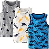MICOCE タンクトップ キッズ 男の子 ランニングシャツ 男児ベーシック Tシャツ スリーブレス オールシーズン 部屋干し 抗菌防臭 綿100% 3枚組 ボーイズ