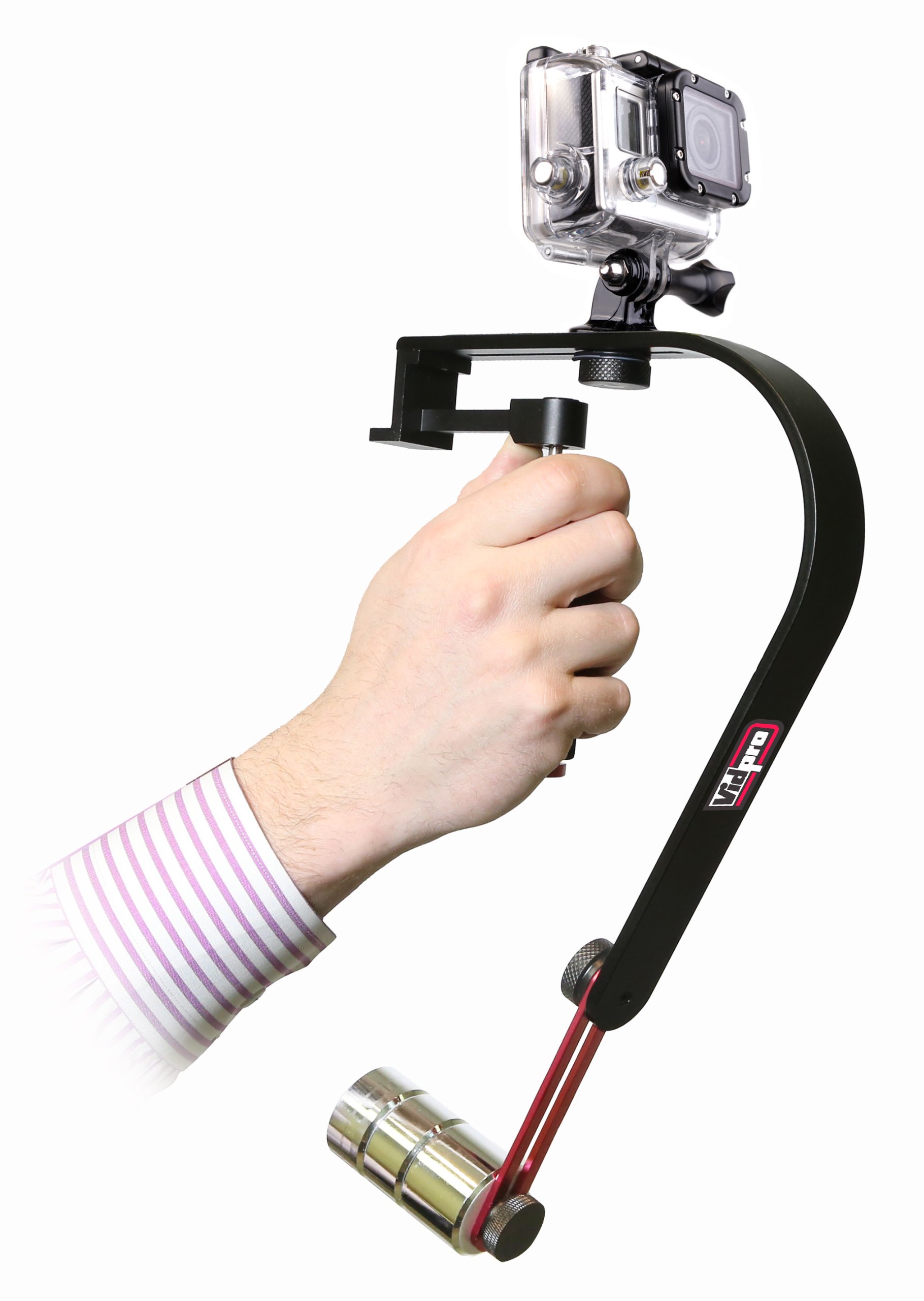 Pro Stabilizer Kit Includes LED Video Light Kit + Stabilizer for GoPro
