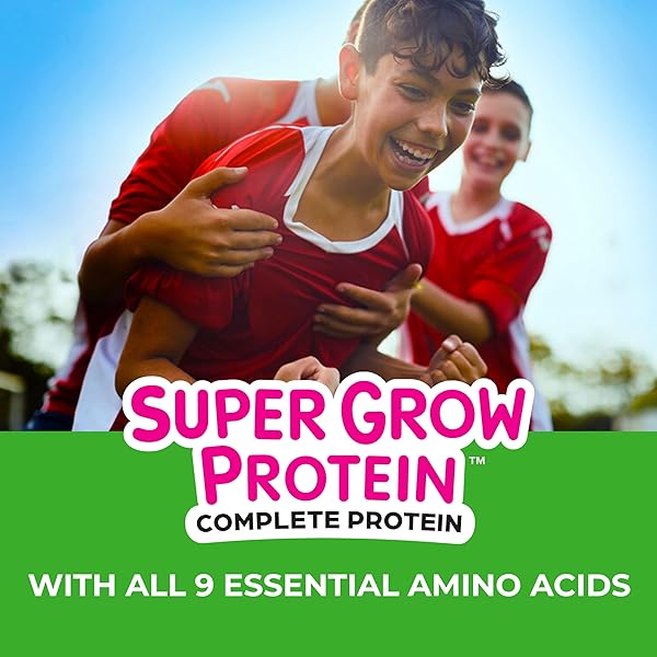 ORGAIN KIDS PROTEIN POWDER SHAKE MIX, CHOCOLATE BROWNIE – 8G GRASS-FED DAIRY PROTEIN, 4G FIBER, 23 VITAMINS & MINERALS, GLUTEN FREE, NO SOY INGREDIENTS, ADDS HEALTHY NUTRIENTS TO KIDS SNACKS, 1LB