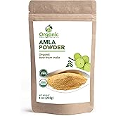Organic Amla Powder | 8 oz (226g) | Amalaki, Non-GMO, 100% Raw from India, by SHOPOSR