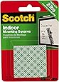 3M Scotch 311DC Heavy Duty 1-Inch Mounting Squares, 48-Squares