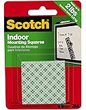 3M Scotch 311DC Heavy Duty 1-Inch Mounting Squares, 48-Squares