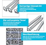 Haochen 405 pcs Stainless Steel Torx Head Screws Set M3/M3.5/M4 With Bits view 3