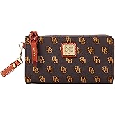 Dooney & Bourke Handbag, Denison Folded Zip Wristlet | Midnight Blue