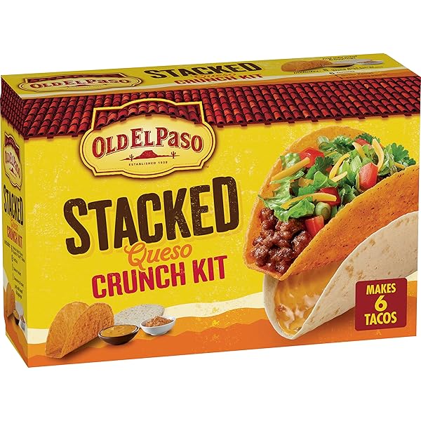 OLD EL PASO STACKED QUESO CRUNCH TACO KIT,...