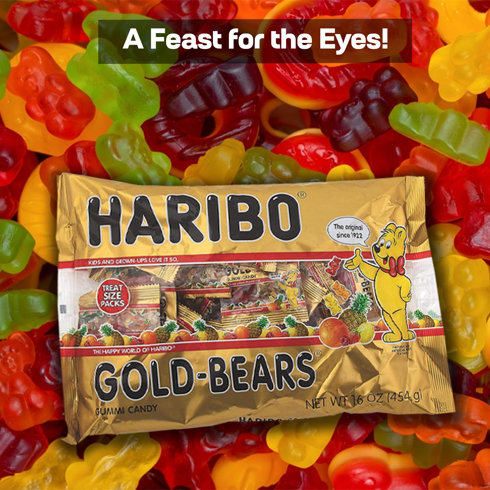 Fun Express Haribo Gummy Bears Bulk 37 Mini Packs Pricepulse