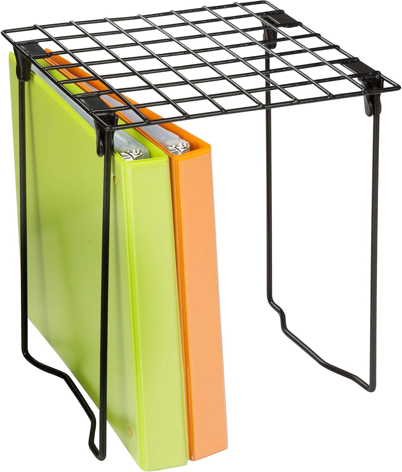 HoneyCanDo SHF03494 Freestanding Folding Locker Shelf, Black, 11 x 9