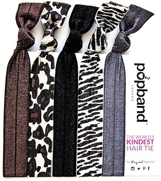 Amazon Com Popband London Hair Tie Animal For All Day And