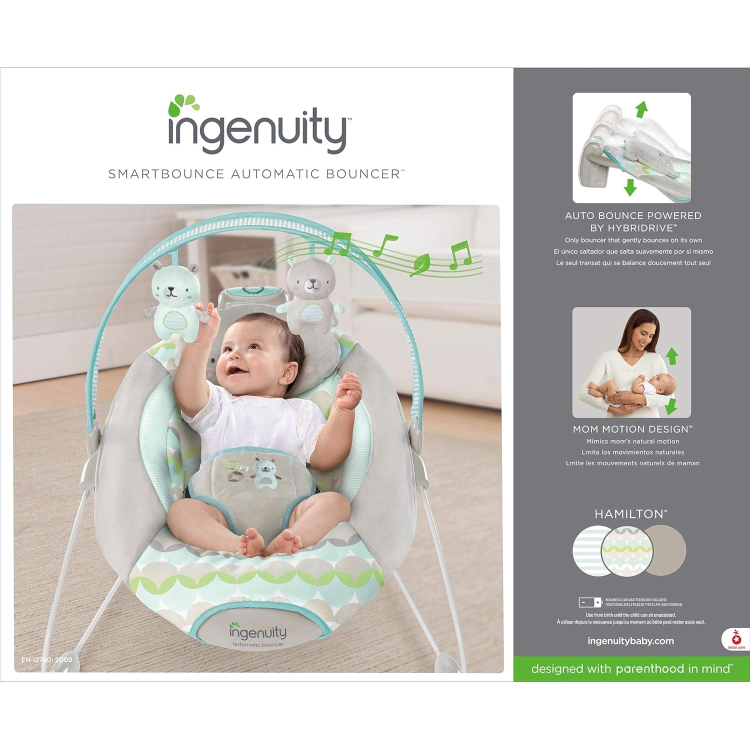 ingenuity smartbounce automatic bouncer hamilton