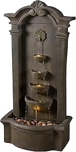 Kenroy Home Classic Indoor/Outdoor Floor Fountain ,44 Inch Height, 20 Inch Width,12 Inch Ext. with Moss Stone Finish