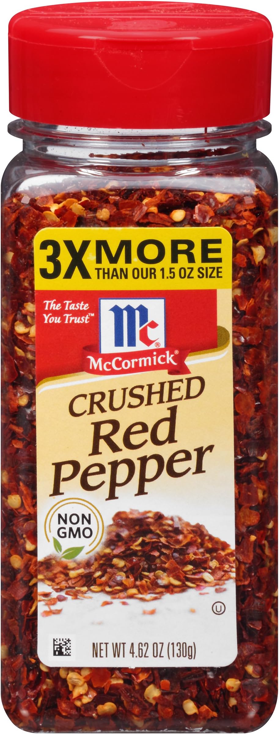McCormick Crushed Red Pepper, 4.62 OZ (Pack of 1)