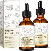 2PCS Cyperus Rotundus Oil, Natural Cyperus Rotundus Oil For Hair Removal, Reduces Unwanted Hair Growth, Moisturizes & Soothes The Skin, Suitable For All Skin Types