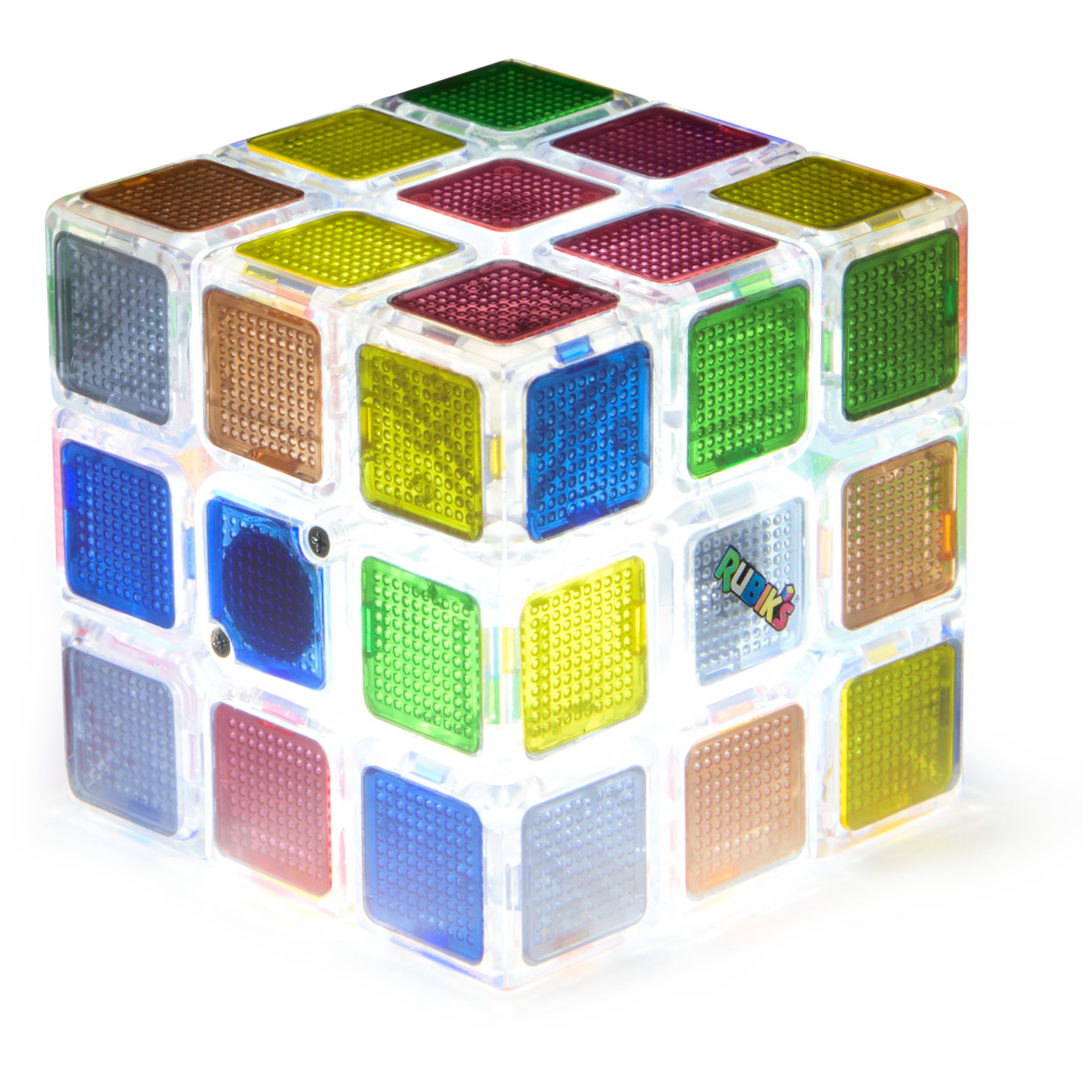 Rubik’s Cube, Pulse Cube, Light-Up Brain Teaser Puzzle for Speed Cubers, Solve The Puzzle Before The Lights Turn Off, Problem-Solving Brain Teaser & Fidget Toy, Stocking Stuffers for Ages 8 & Up