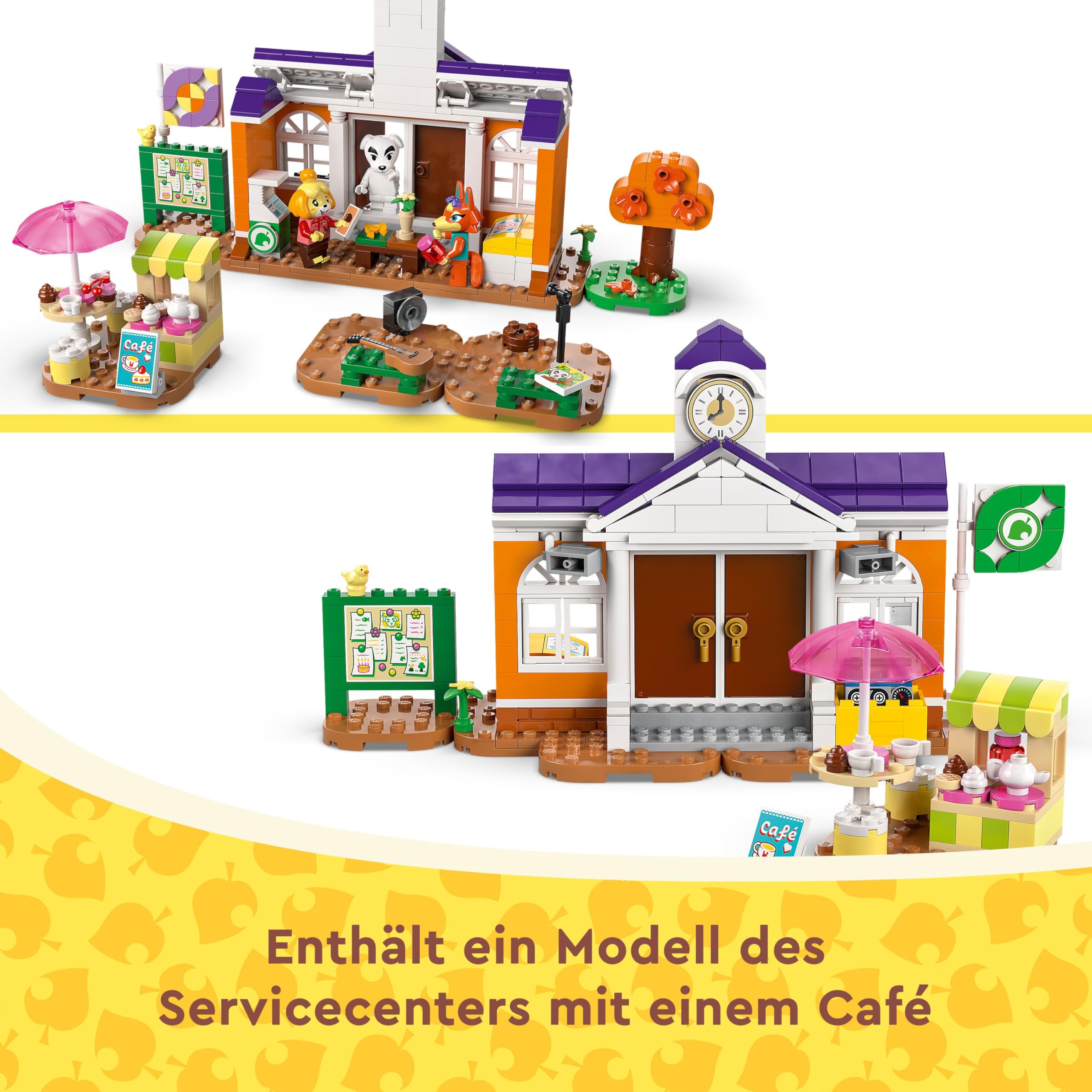 LEGO Animal Crossing K.K. spielt auf dem Festplatz, Bauspielzeug mit Café und Auto aus den Videospielen, Spielset für Mädchen und Jungen ab 7 Jahren, Geschenk für Kinder 77052 5