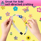 Purple Ladybug Make Your Own Flower Headbands Kit for Kids 6-10 view 6