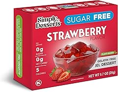 Simply Delish, Jel Dessert Strawberry, 0.7 Ounce