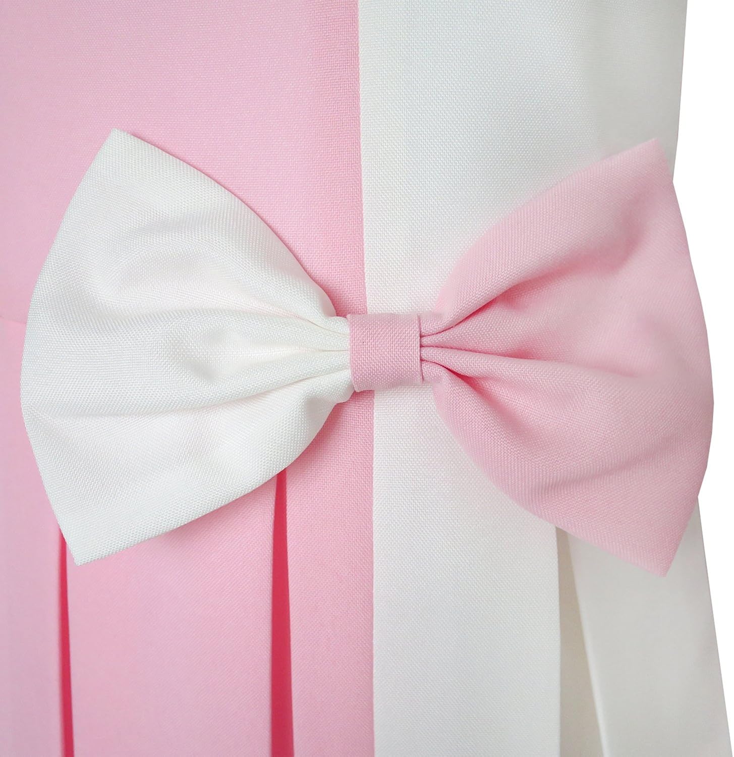 Sunny Fashion Girls Dress Color Block Contrast Bow Tie Everyday Party Size 4-14: Clothing