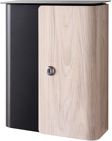 Amazon カバポスト おしゃれな ポスト 壁掛け 鍵付き 磁石 郵便