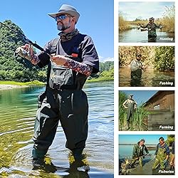 GIEESHIELD Waterproof Bootfoot Chest Waders for Men