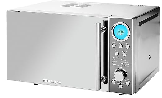 Orbegozo MIG 2040 2040-Microondas, 20 l, 800 W, 20 litros, Espejo, Acero inoxidable