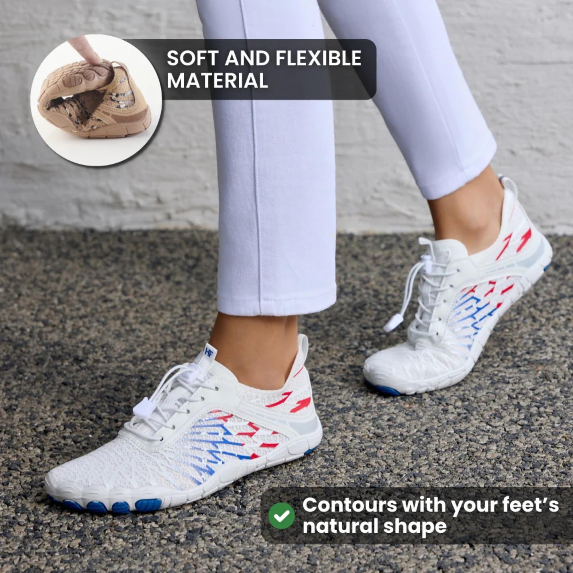 Hike Footwear HF Signature Healthy & Non-Slip Breathable Barefoot Shoes, Flexible Lightweight Daily Wear Walking Shoes Unisex
