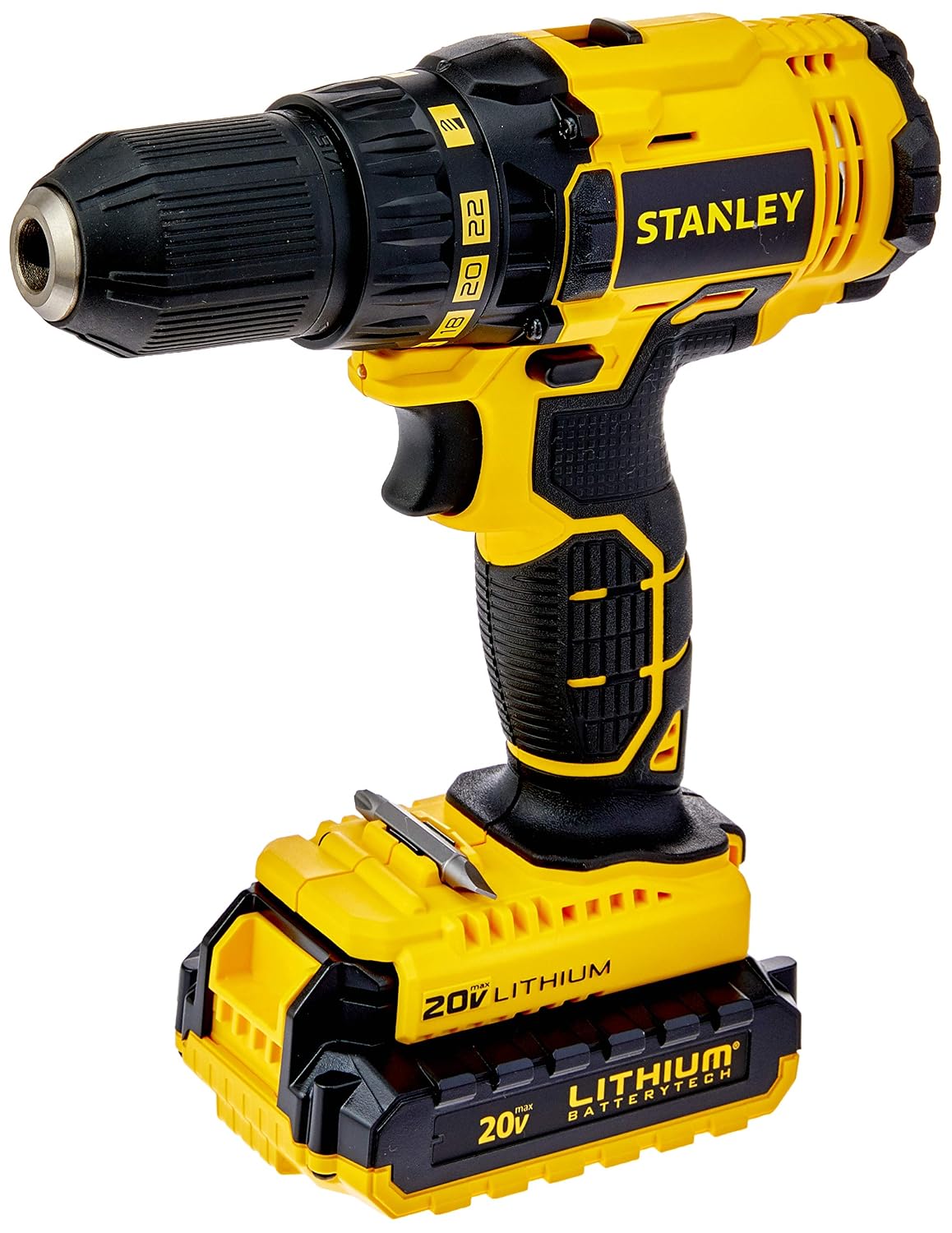 Parafusadeira Furadeira A Bateria Ion L tio 20V Stanley SCD20C2K BR 