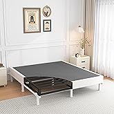 ROIL 5 Inch Queen Box Spring, Heavy Duty Metal Low Profile Bed Base Mattress Foundation with Fabric Cover, 3500lbs Max Weight Capacity, Easy Assembly, Noise Free, Non-Slip