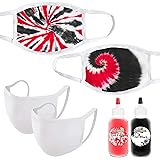 Perfect Stix - Red and Black Tie Dye Mask Kit Tie