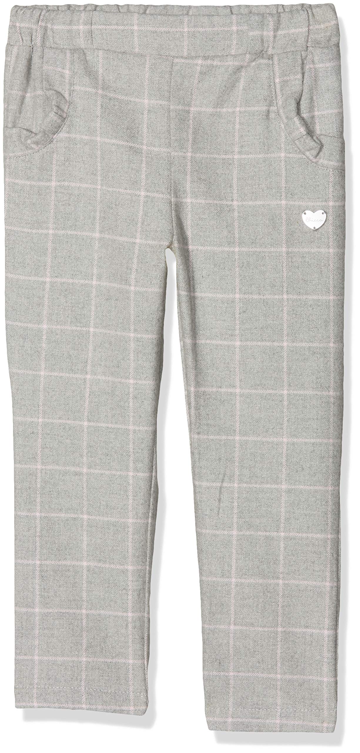 Chicco Baby_Girl's 09024778000000-091 Pants, Grey (Light Grey 091), 50 cm