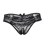 BravoPm Women Open Crotch Panties Plus Size
