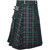 Men’s Kilt Scottish Kilts for Men Scottish Tartan Kilt Utility Kilts Scottish Traditional Kilt Plaid Tartan Skirt