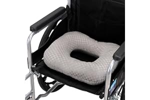 BEATVIVE Anti-Slip Wheelchair Cushions, Bed Sore Cushions for Butt, Ergonomic Innovations Orthopedic Donut Pillow, Medical Seat Cushion for Sciatica, Back, Coccyx, Pressure Sore (Gray)